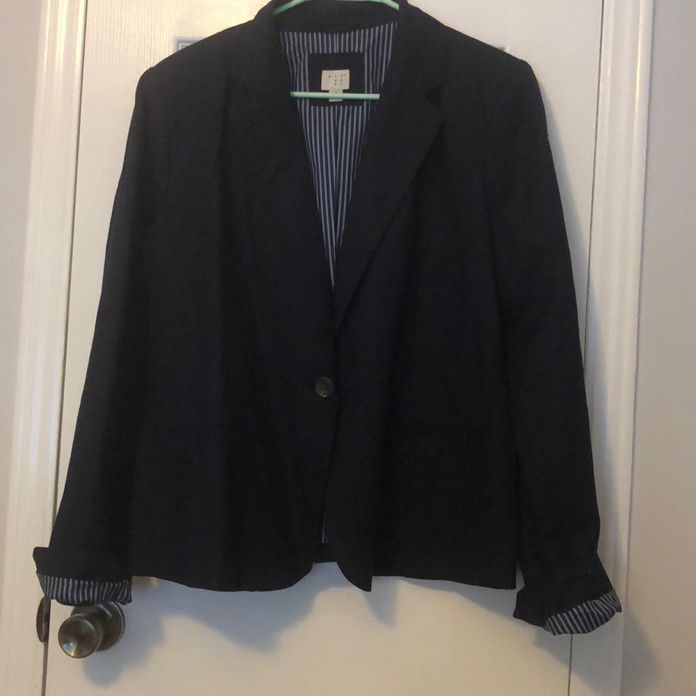 Navy blue blazer